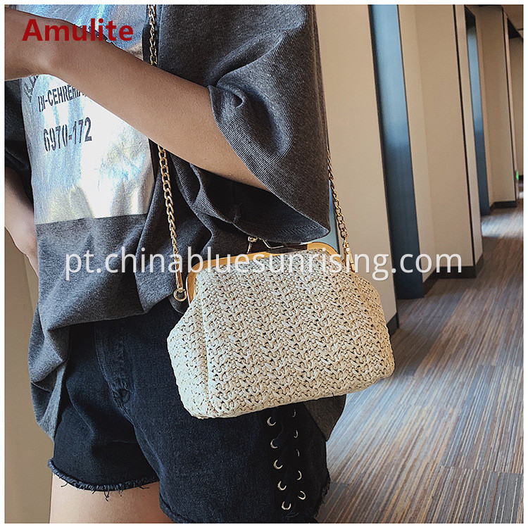 shopping straw bag